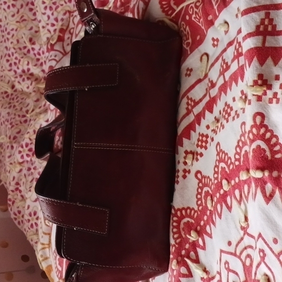 Fossil Leather Baguette Style Purse - Picture 10 of 10